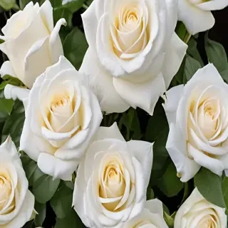 white roses png
