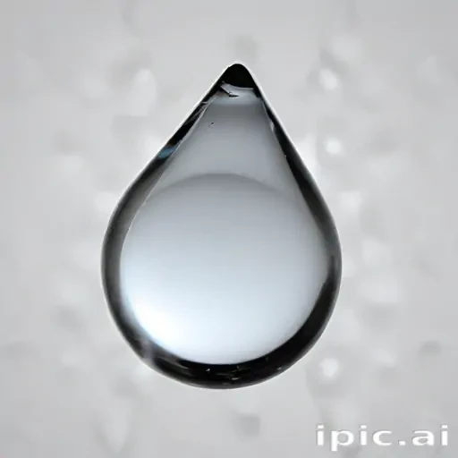 transparent water drop