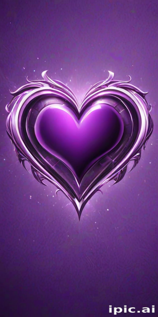 wallpaper purple heart