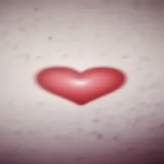 blurry heart