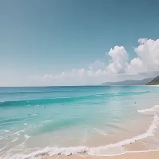 ios beach wallpaper