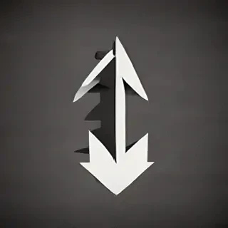 downward arrow