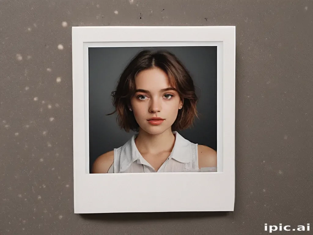 aesthetic polaroid frame
