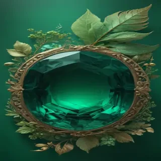 emerald green background