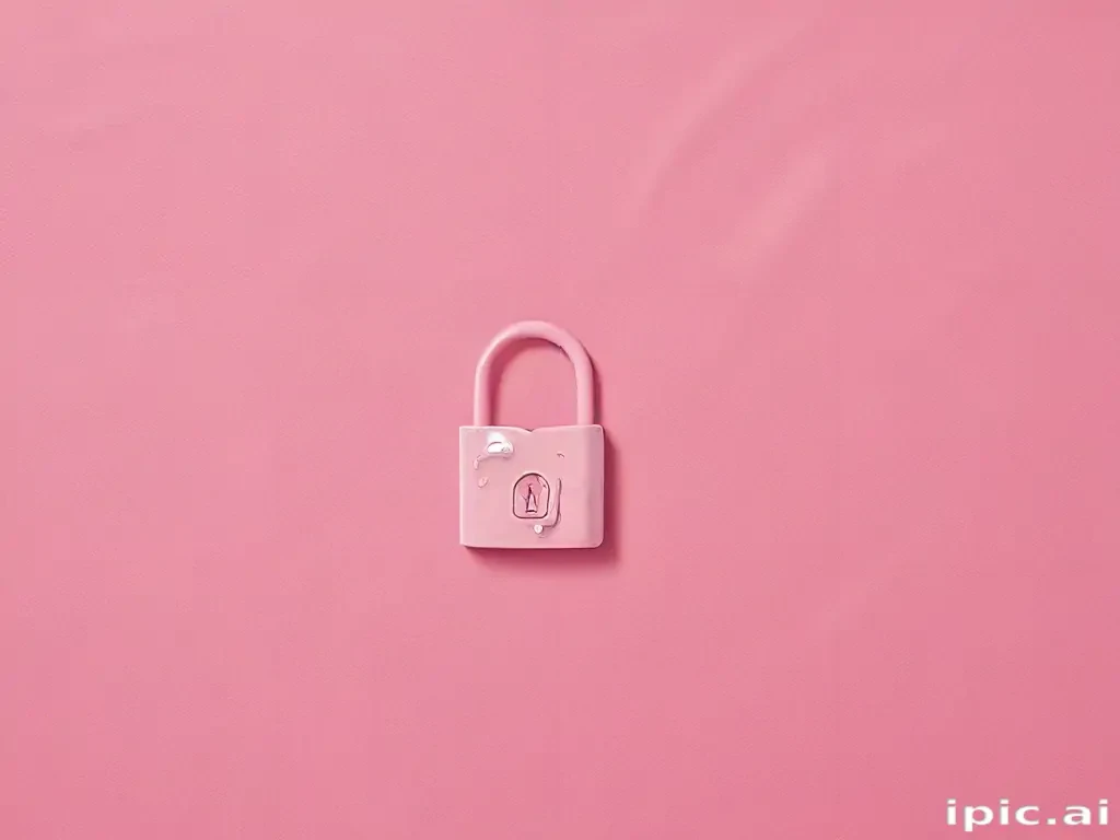 pink lock screen