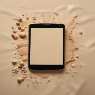 beige phone background