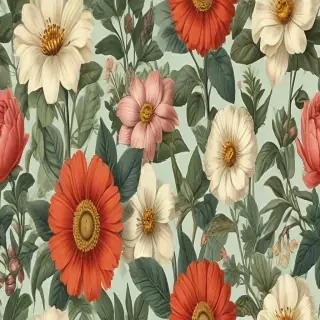 vintage flower illustration