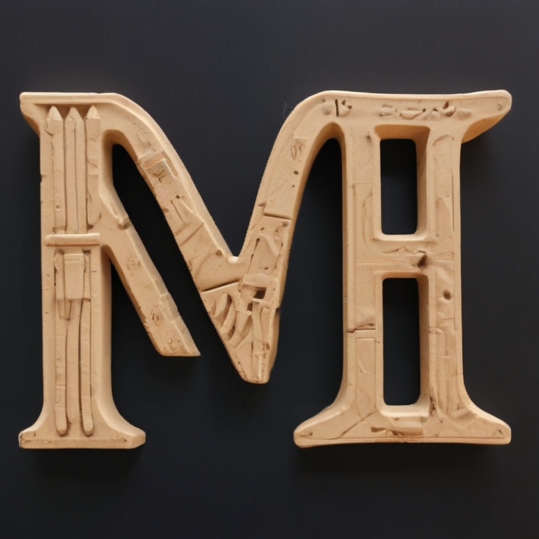 Multiple M Letters Two M letters of the theban alphabet next to each other