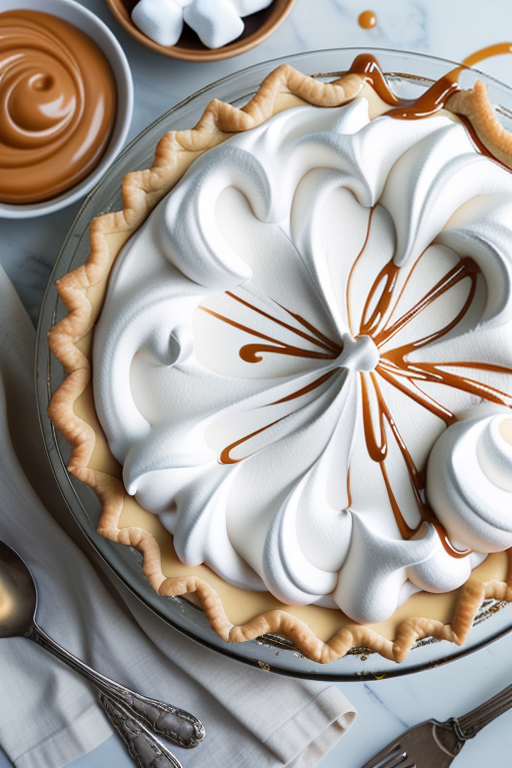 caramel cream pie recipe with marshmallow fluff