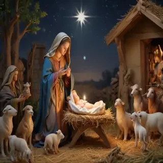 merry christmas nativity images free