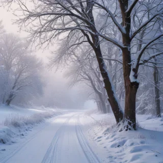 snowing iphone wallpaper