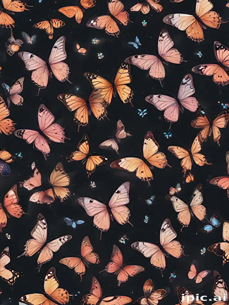 butterfly background aesthetic