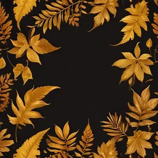 golden leaves background