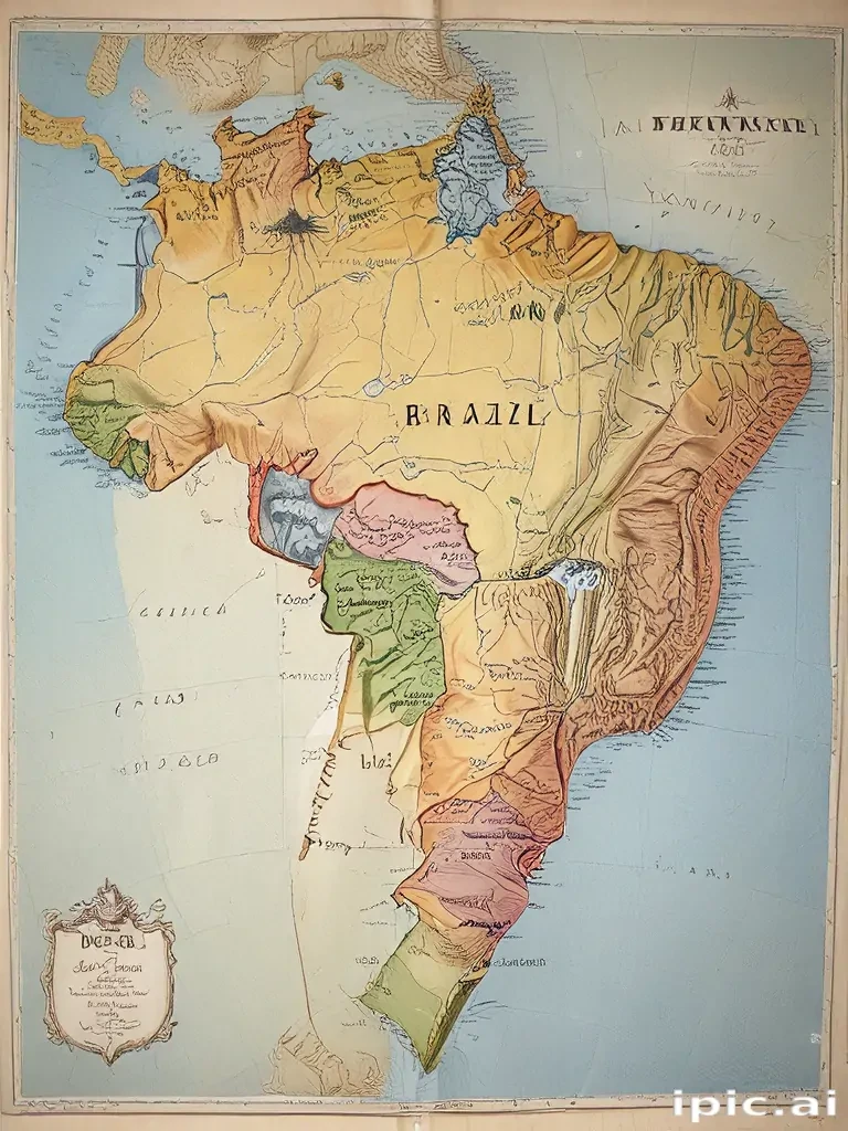 map of brazil