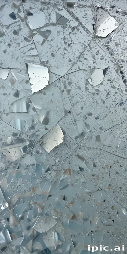 broken glass texture