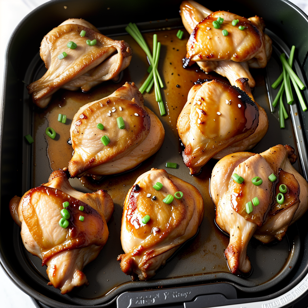 honey garlic chicken thighs air fryer