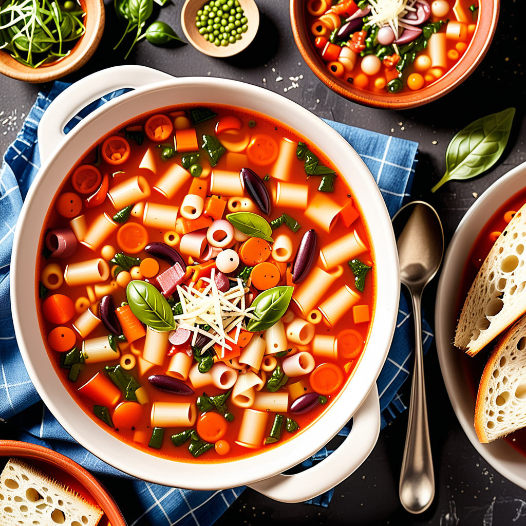 what to serve with minestrone soup