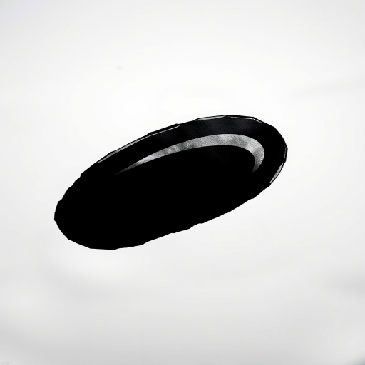 Generate a high-resolution image of an abstract black shape on a white background using a DSLR camera, aperture f/2.8, ISO 100, 50mm lens, focused view, studio lighting to enhance contrast and clarity.