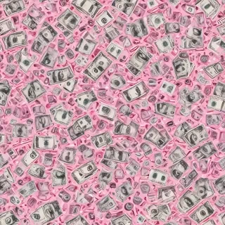 pink money background