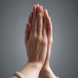 praying hands transparent background