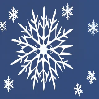 snowflake clipart with transparent background
