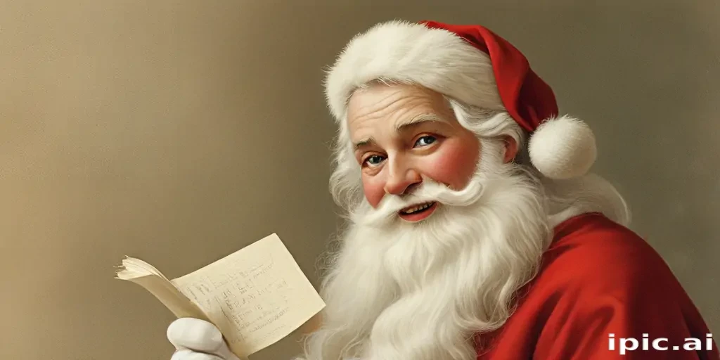 vintage santa images free