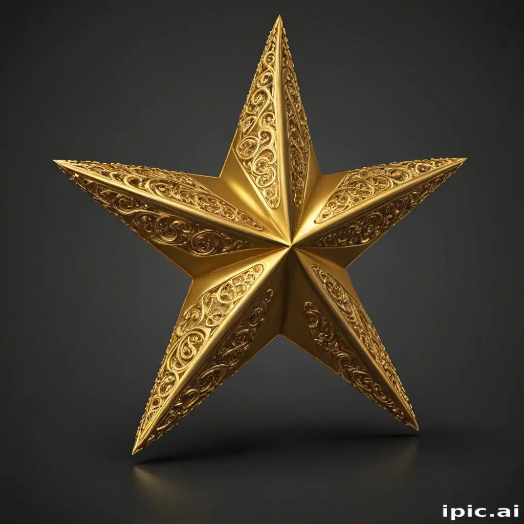 golden star png