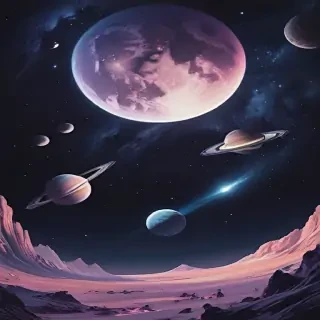 space wallpaper aesthetic