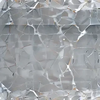 cracked glass transparent