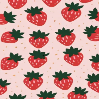 strawberry phone wallpaper