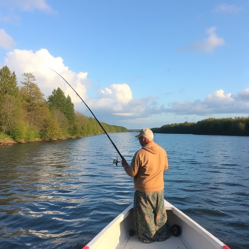 rod in fishing