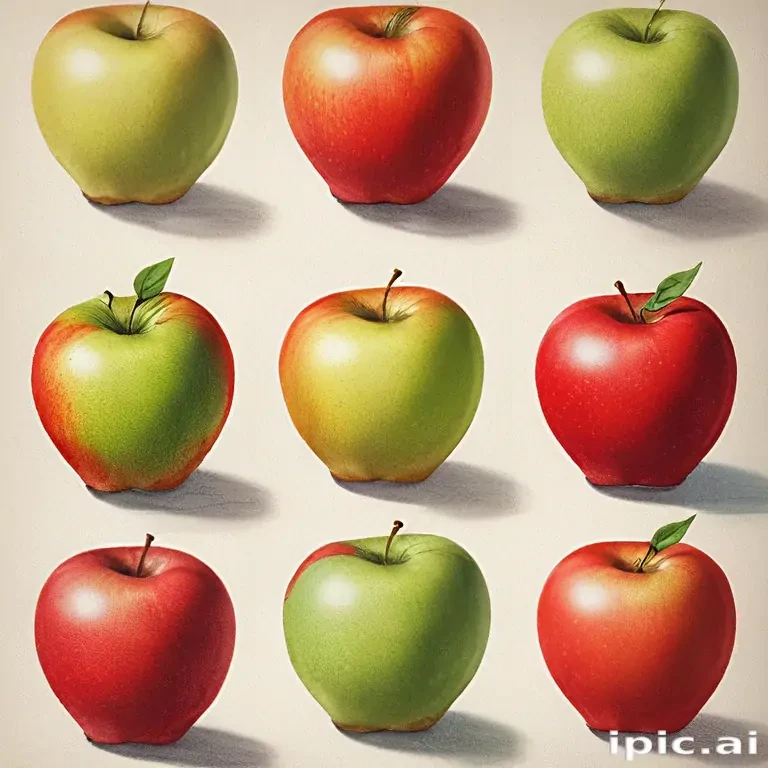 apple drawings