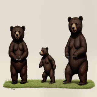 bear drawlings