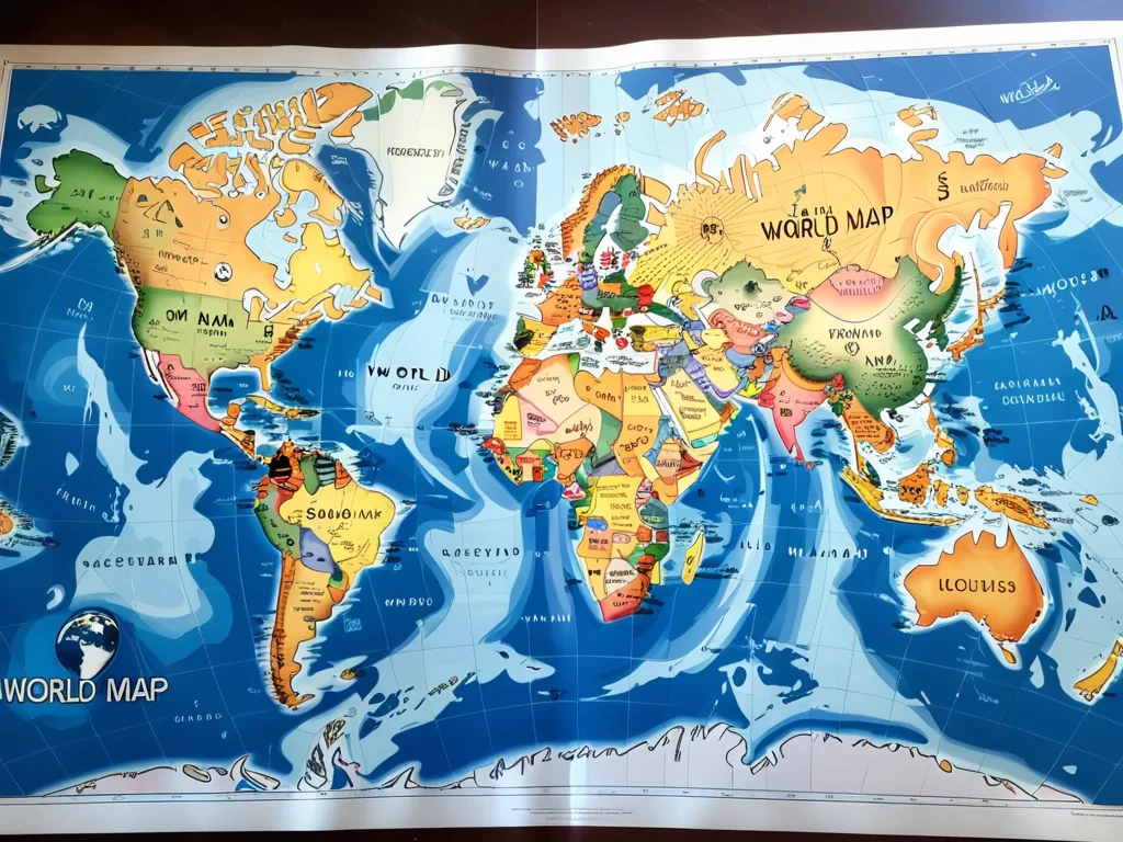 world map picture