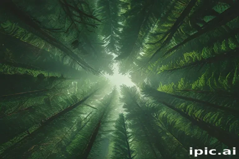 green forest aesthetic