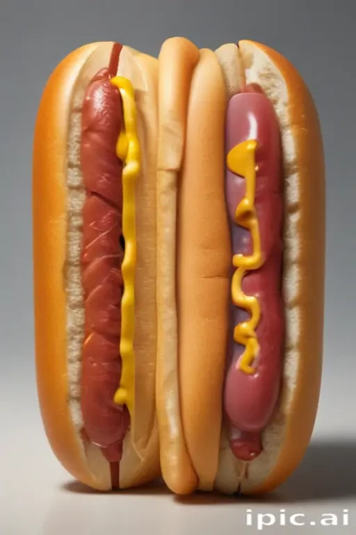 transparent hot dog