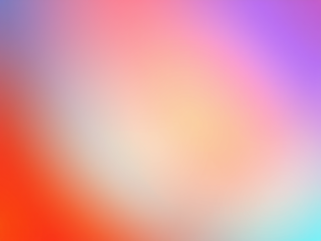 Create a smooth gradient background with vibrant colors transitioning from deep blue to bright orange, using a Canon EOS R5 camera, 50mm lens, aperture set to f/1.8, ISO 100, and a soft-focus style to enhance image quality.