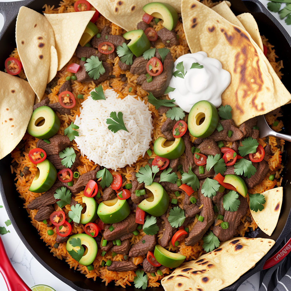 mexican beef 'n rice skillet