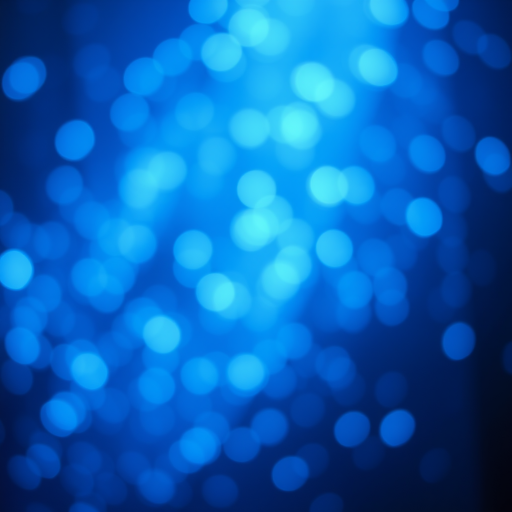 create a high-resolution abstract background with soft blue lights and particles, use a Canon EOS 5D Mark IV camera with a 50mm lens, aperture f/2.8, shutter speed 1/125, ISO 100 for enhanced depth and clarity, focus on creating a smooth bokeh effect with a slight vignette for added dimension.