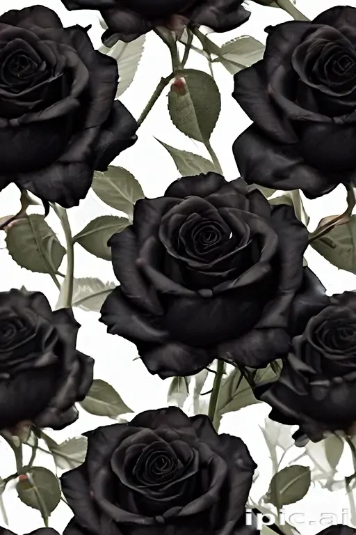 black roses png