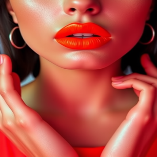 Bold neon orange lips make a vibrant statement, featuring an ultra-matte finish that pops against any skin tone and radiates energy