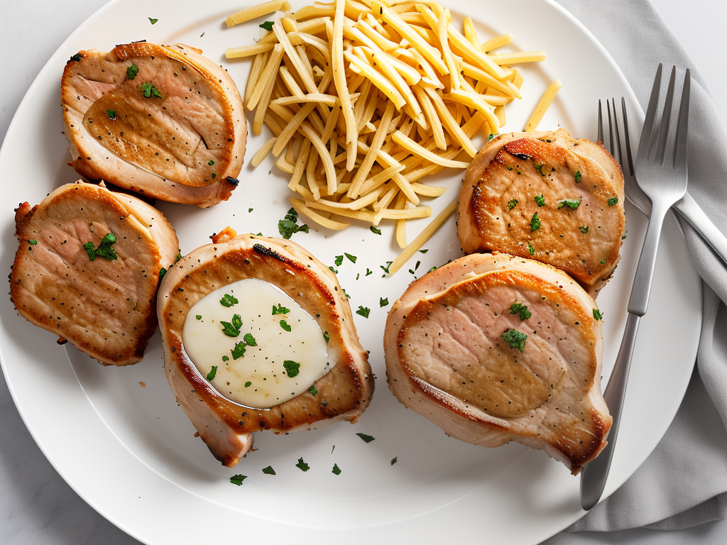 air fryer parmesan pork chops