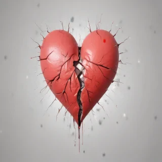 broken heart transparent