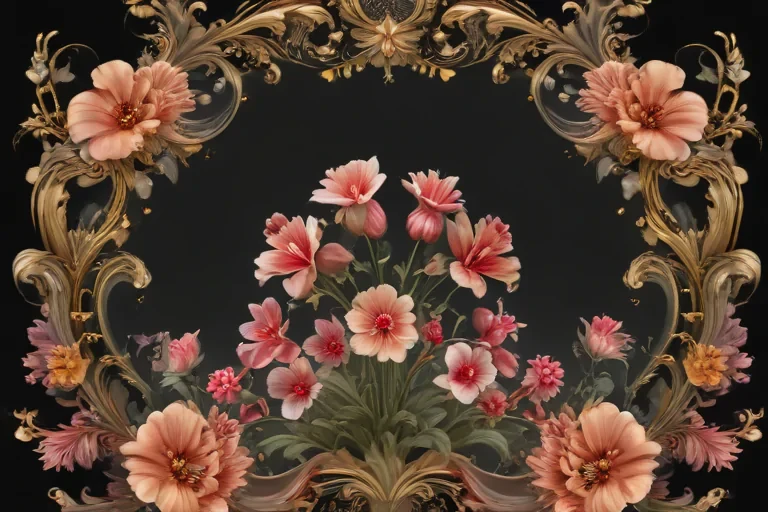 png border flower