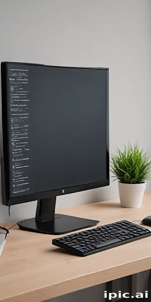computer mockup