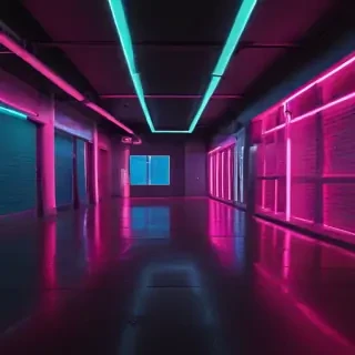 neon background aesthetic