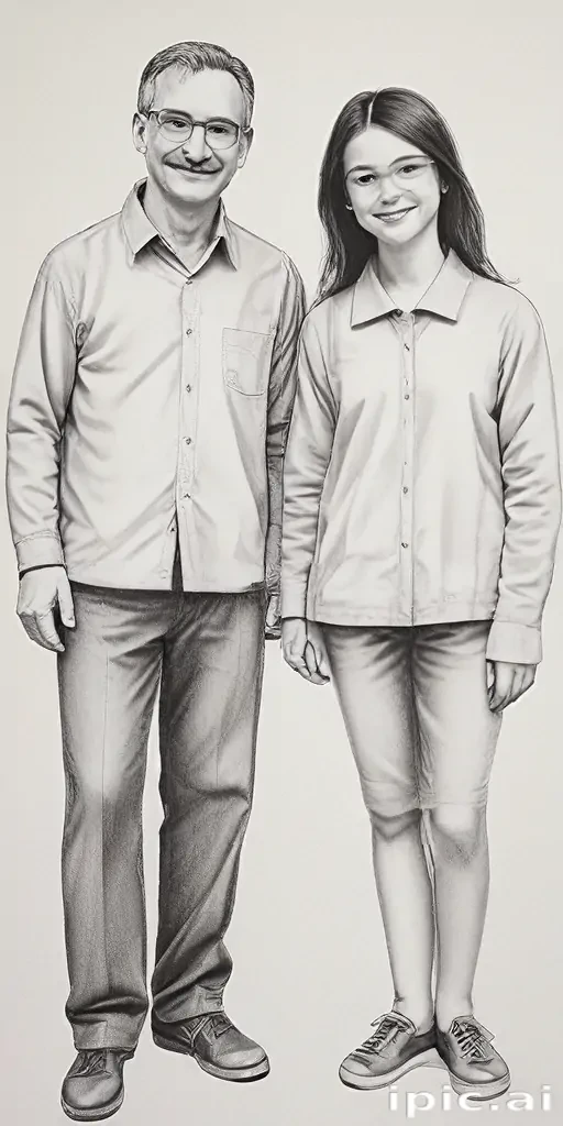drawings of family