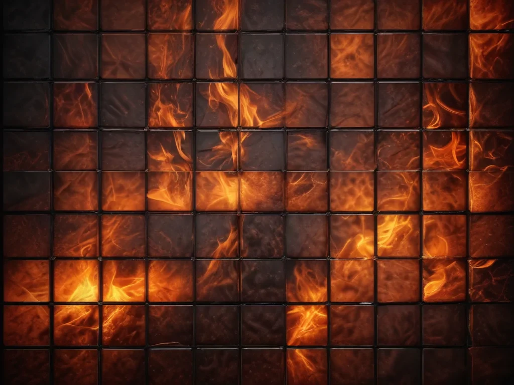 grid background