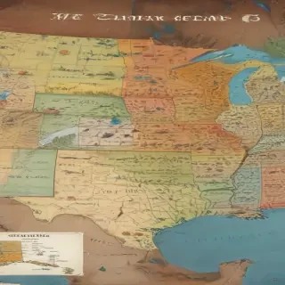 map of united states with states