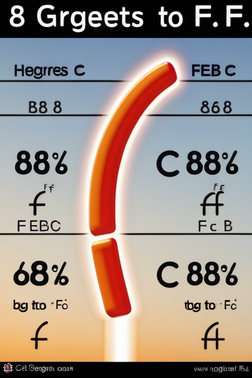 88 degrees c to f